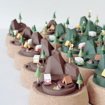 露營地景｜月光營火