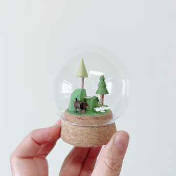 微縮動物場景｜棕熊與蜜蜂