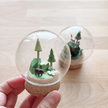 微縮動物場景｜玻璃損壞 加購