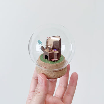 微縮動物場景｜松鼠與橡果