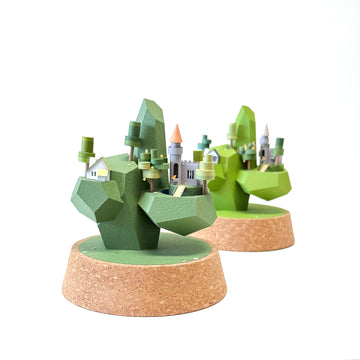 大型地景｜夏季。城堡島